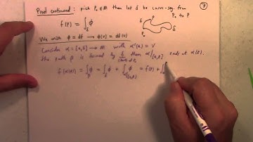 Differential Geometry: Lecture 14 part 2:  proof and manifolds