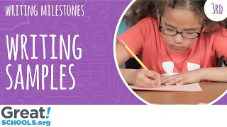 Celebrity What does 3rd grade writing look like? - Milestones from GreatSchools Wealth