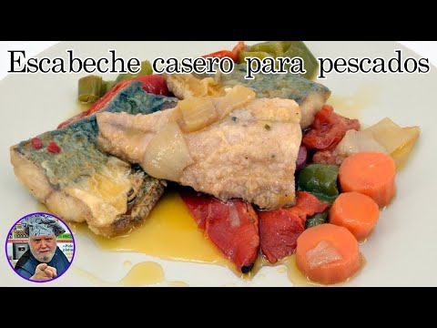 ESCABECHE CASERO PARA PESCADOS 🐠🐟 - RECETA FÁCIL PARA CONSERVAR PESCADO 😋