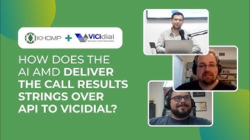 How does the AI AMD work and deliver the call results strings over API to ViciDial?