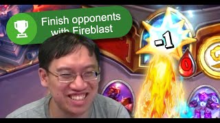 Arena Challenge: Execute Opponents with Fireblast!