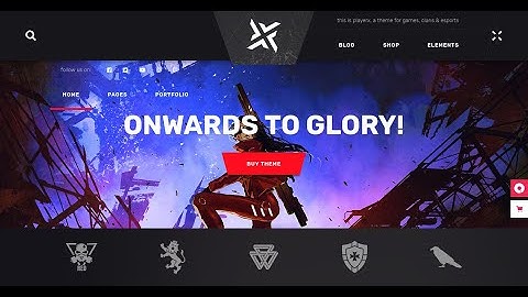 PlayerX Wordpress Theme | eSports Website Wordpress | Gaming Website Design | Game Website Theme