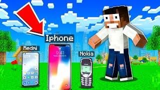 Minecraft, But I Craft I Phone || Minecraft Mods || Minecraft gameplay screenshot 3