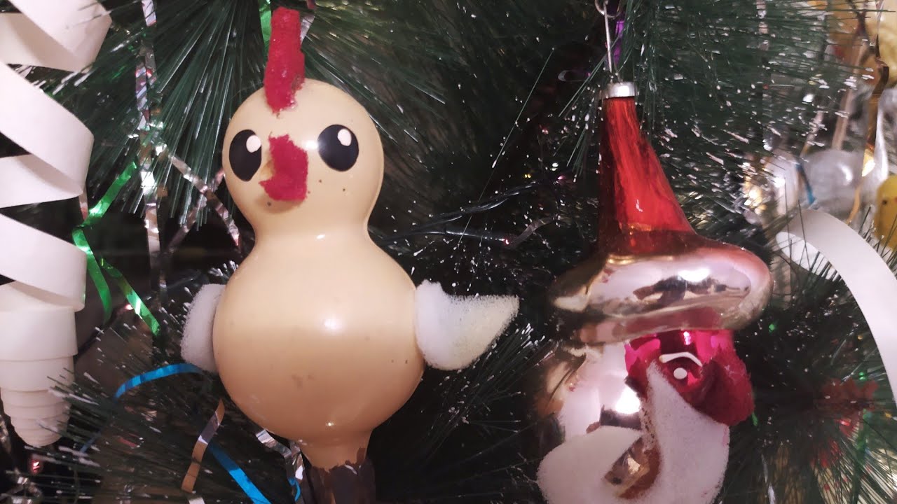 Ремонт елочных украшений с поролоном. - YouTube