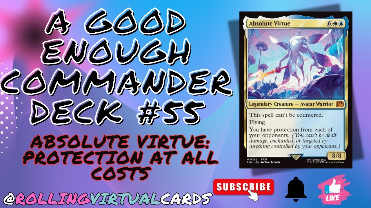 absolute virtue mtg card Amazon.com: Ultra PRO - Final Fantasy x Universes Beyond Absolute Virtue  Playmat for Magic: The Gathering main image 1