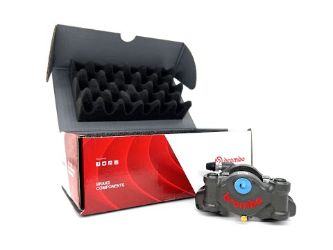 BREMBO RACING HINTERER RADIALBREMSZANGE 69,5 MM CNC P2-30 Video