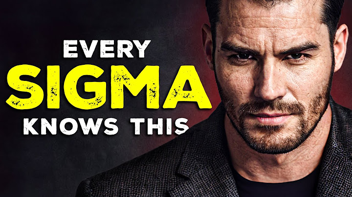 12 Unspoken Rules of Being a Sigma Male