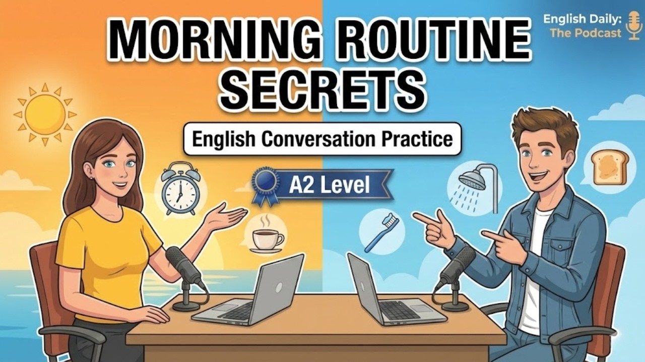 Morning Routine English Conversation: Learn the Smart Way  | English Daily Podcast