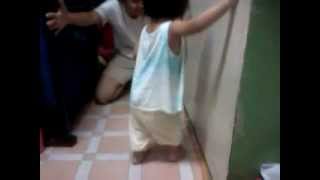 1 year old Ashara Lorreigh practicing how to walk :D