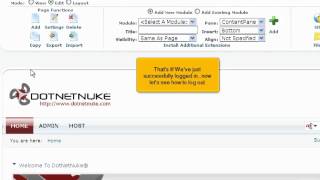 Tutorial: How to login to  DotNetNuke | LayerOnline Web Hosting