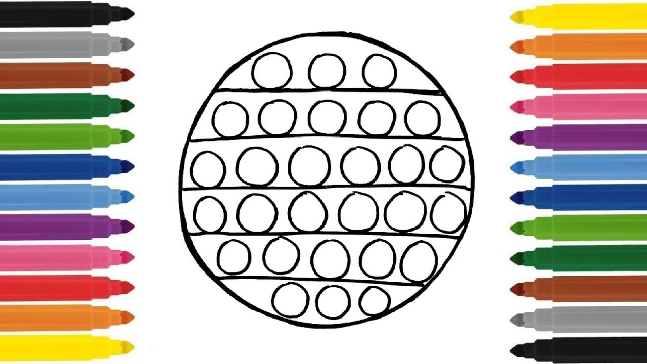 Как нарисовать поп ит