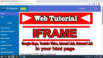 Cara memasukkan Google Maps atau Video Youtube ke website kita dengan TAG IFRAME | Belajar HTML #7