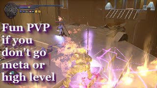 HellPoint gameplay on STEAM PC - PVP level 100 ish No meta - Desync problems mostly fixed - 5 Duels