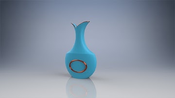 Creative Flower Vase Design | CAD Modeling Showcase Using Autodesk Inventor