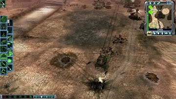 C&C 3 The Forgotten non-upgrade Bulldozer versus non-upgrade MBT-6 Predator Tank