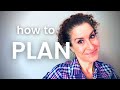 How to use your planner DAILY and consistently