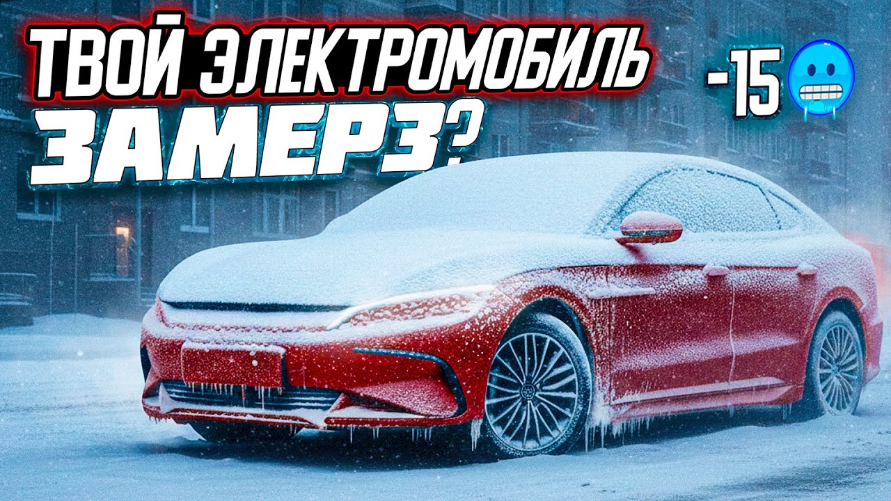 Электромобиль ЗИМОЙ: готовая инструкция по ВЫЖИВАНИЮ или как НЕ ЗАМЁРЗНУТЬ с 0% заряда.