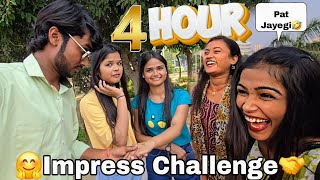4 Hours Me Impress Kar Lunga😆😅 Challenge || Guddu Vlogs