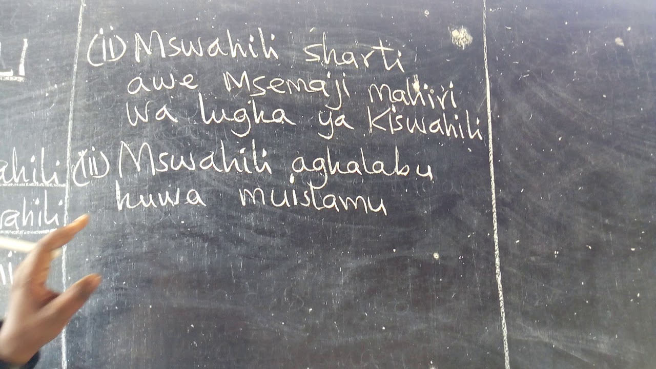 FASIHI YA KISWAHILI NA FASIHI KWA KISWAHILI SEHEMU YA 2/4 YouTube