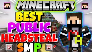 💀Join Best Public HeadSteal Smp Server For Minecraft🎈| Java/Pe/Pojav | 24/7 Online