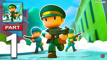 Loot & Shoot - Gameplay Walkthrough Part 1 - Craft Mini Army (Android, iOS)