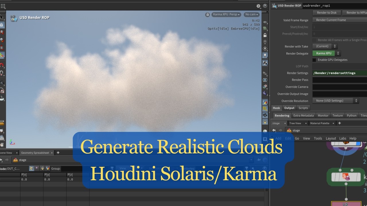 How To Make Houdini Clouds Easy: Create Realistic Procedural Cloud and ...