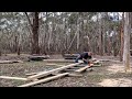 Australian High Country Cabin / Shack Build - Creating a Laminated Main Roof Beam