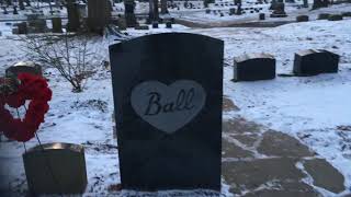 Lucy ball final resting spot Jamestown NY Lakeview cemetery