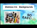 Easy ways to use Distress Inks for Adult Coloring Backgrounds