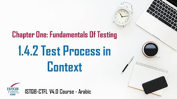 1.4.2 Test Process in Context | ISTQB FL V4.0 Course | Arabic