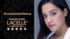 #CompleteEyeMakeUp for Your Everyday Look with the Lacelle Grey Color Lenses