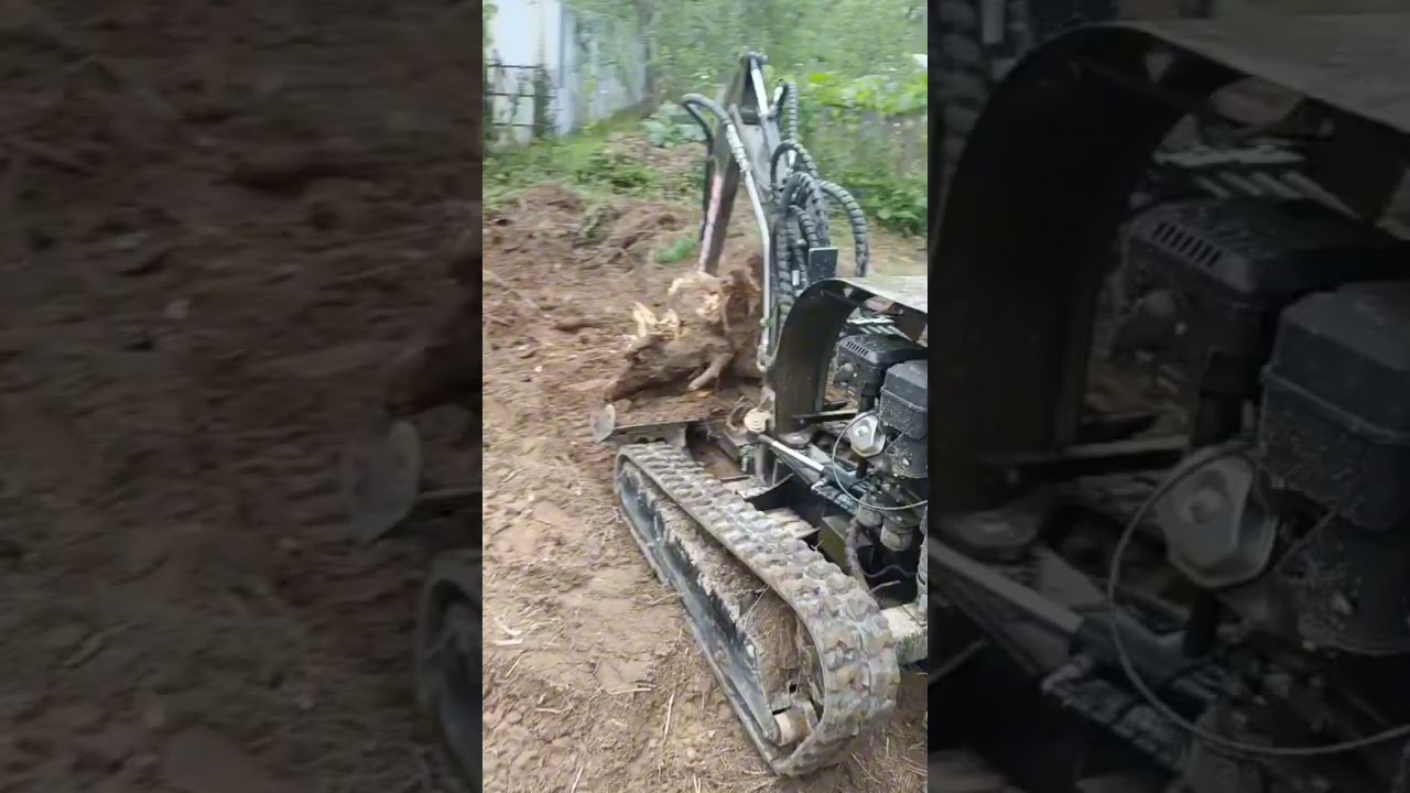 Мини экскаватор ЭГ-1 "Black digger" г. Орехово-Зуево Московская обл. Видео заказчика.