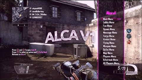 [PS3] Alca V1 Black Ops 2 GSC Mod Menu [1.19]