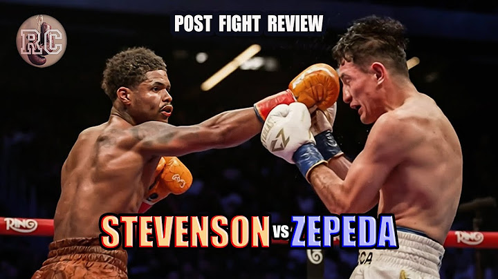 Shakur Stevenson vs William Zepeda | Post Fight Review