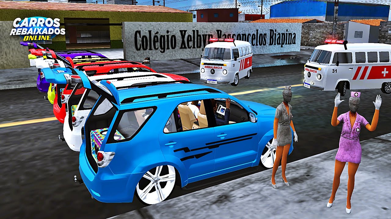 CARROS REBAIXADOS ONLINE | ROLE DOS ALUNOS DE SW4 PAREDÃO E APARECEU AS ENFERMEIRAS !