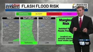 First Alert Forecast - Weekend storms, mainly afternoon & evening