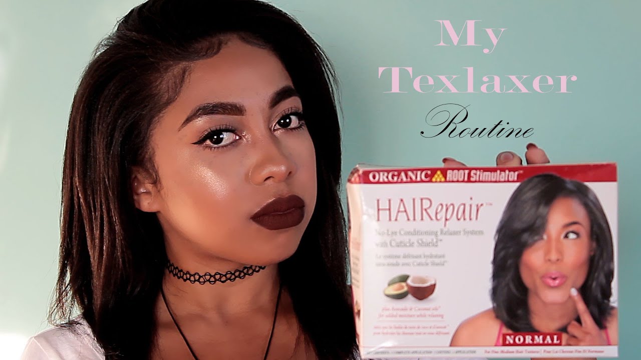 How To Texlax/Relax Your Hair (at home)| ANGIEBEE - YouTube