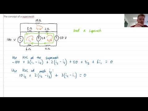 EG1012 Week 6 Video 2 - The concept of a supermesh