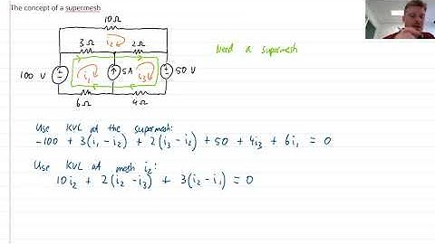 EG1012 Week 6 Video 2 - The concept of a supermesh