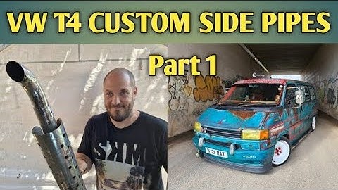 VW T4 CUSTOM SIDE PIPES          PART 1. vanlife #eurovan