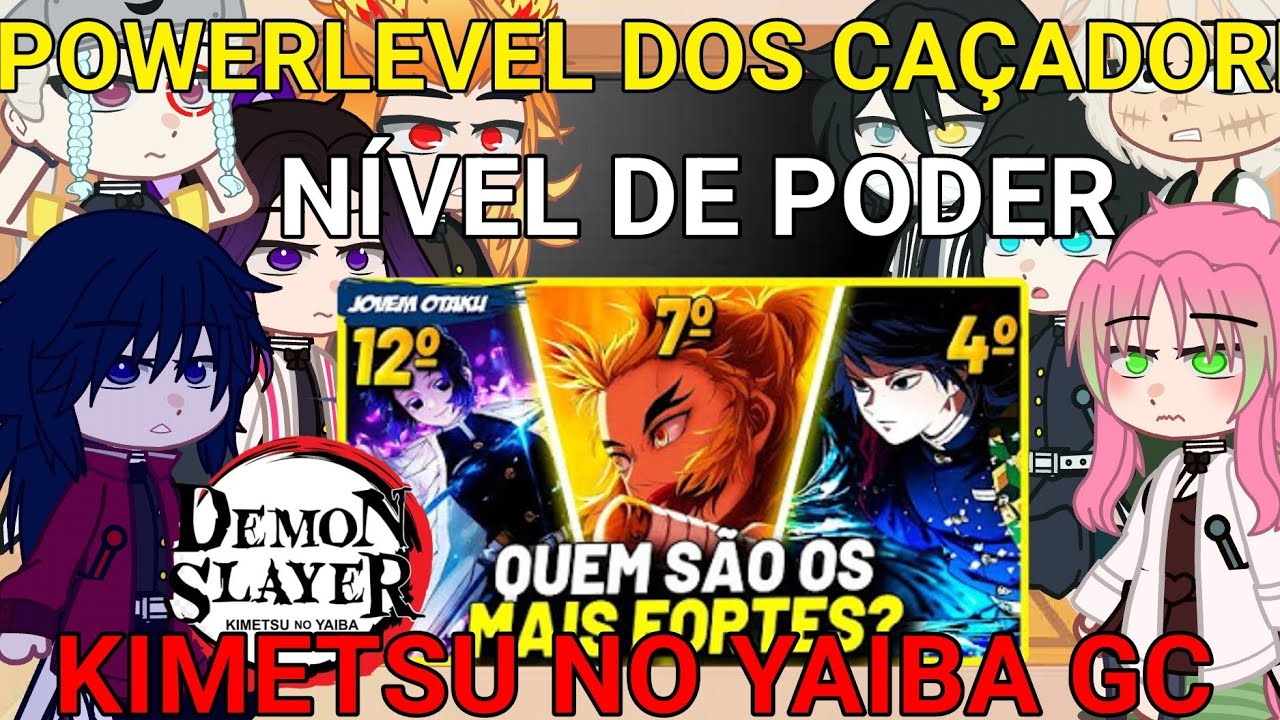 Hashiras react ao nível de poder dos hashiras de demon slayer❤️ HASHIRAS POWER LEVEL