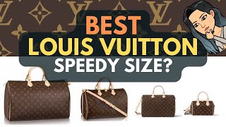 BEST LOUIS VUITTON SPEEDY SIZE COMPARISON 🥰 💓 | which is the BEST SIZE FOR THE LV SPEEDY
