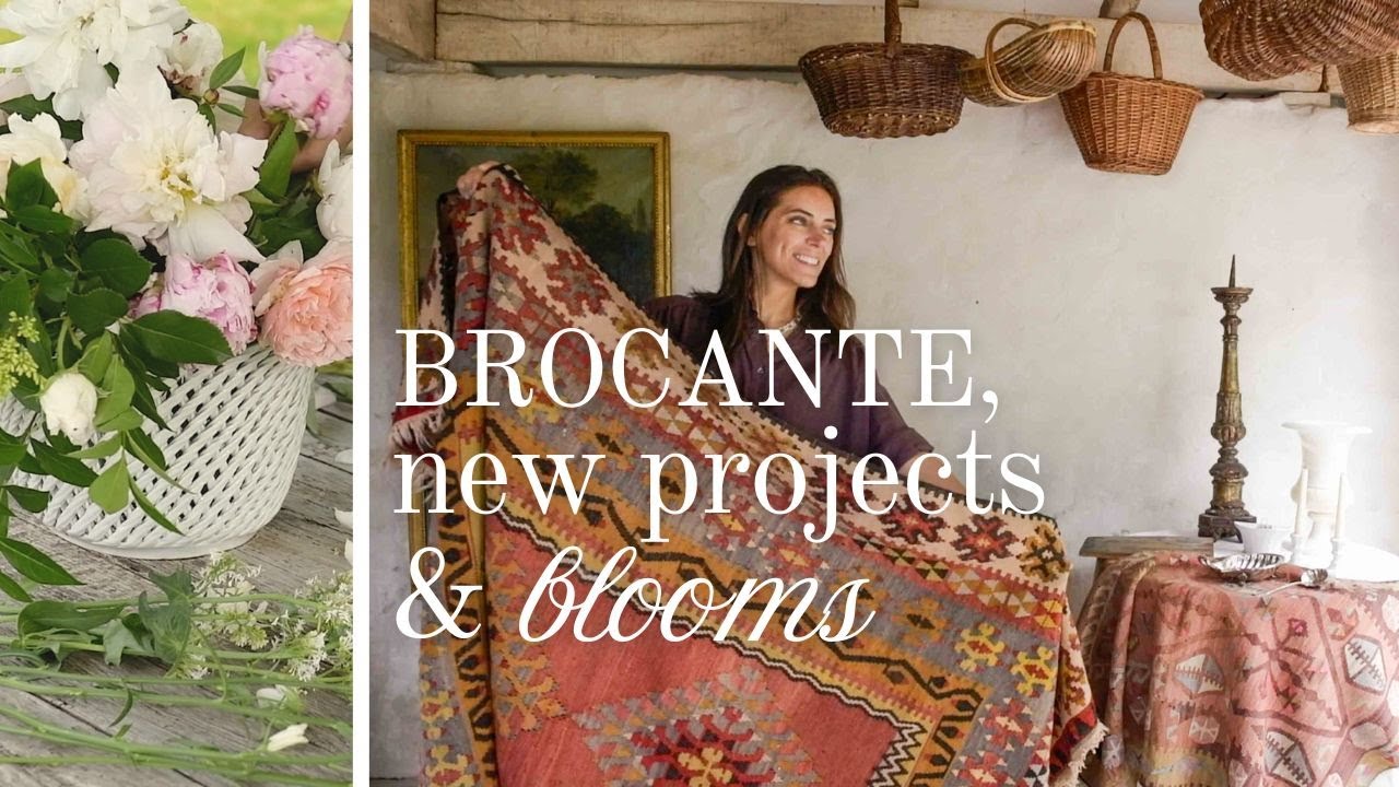 33 - Styling my French Home - Brocante finds, room plans & blooms