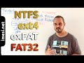NTFS, ext4, exFAT y FAT32 (ISO - 5.2)