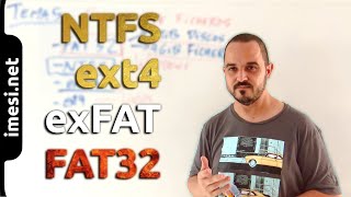 NTFS, ext4, exFAT y FAT32 (ISO  5.2)