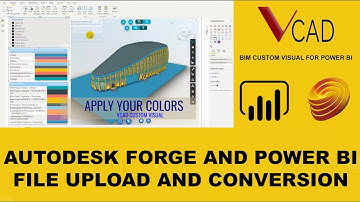 Autodesk Forge and power BI integration. File upload and conversion.