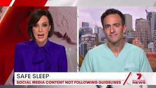 Dr Golly Ch7 News - Safe Sleep