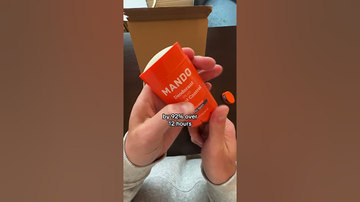 Meet Mando Deodorant PLUS Sweat Control