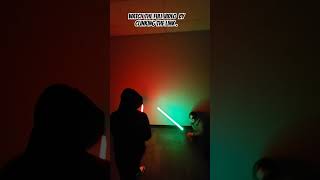 Our Star Wars Lightsaber duel, watch the full video here 👇 https://youtu.be/qpSnB5mcdFI.  #starwars