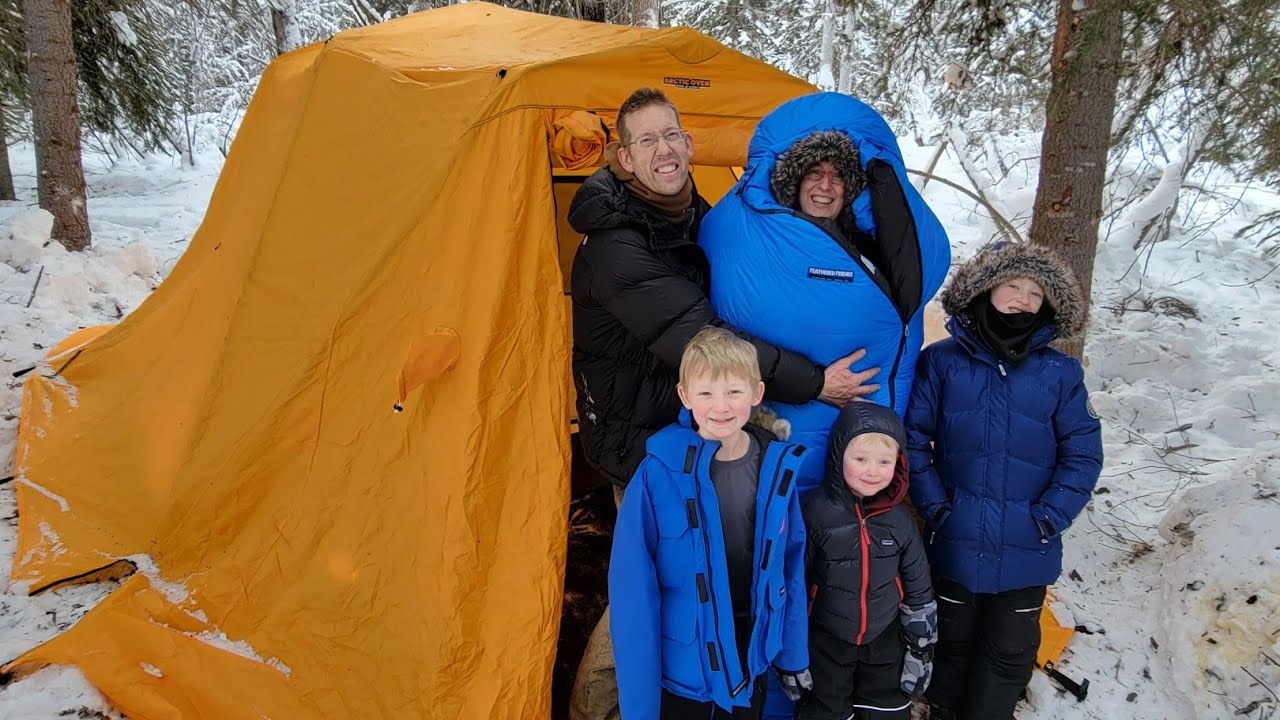 ⁣Marriage Survival Camping! -22 Degrees with Wife & 3 Kids